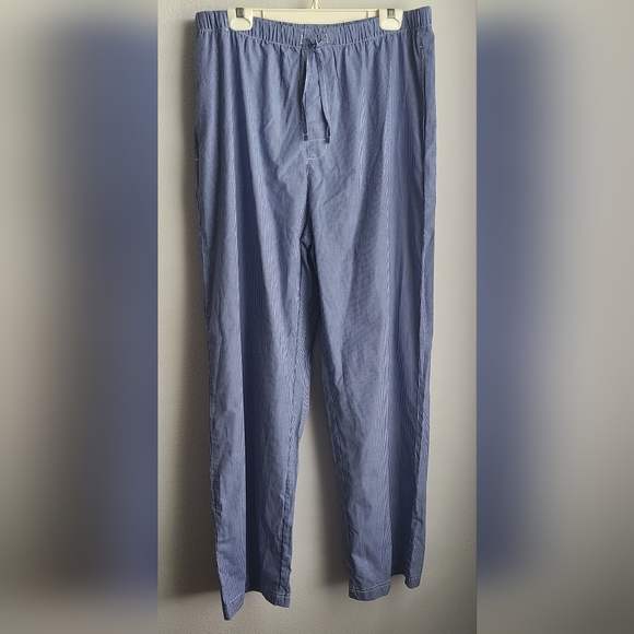NWT The Cat's Pajamas- Men's Blue White East Side Luxe Pima Pajama Set, Sz XL - Picture 6 of 10